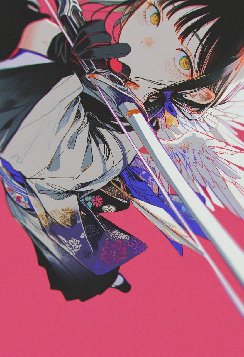 dynamic angle,  ((wings)),  masterpiece on Tensor.Art