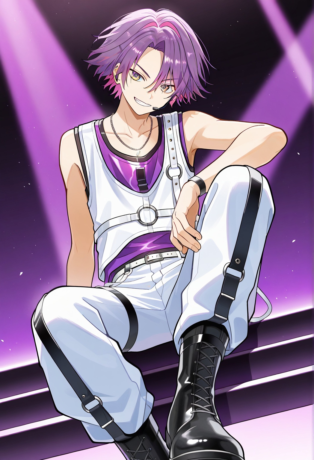 1boy,  solo,  on_stage on Tensor.Art
