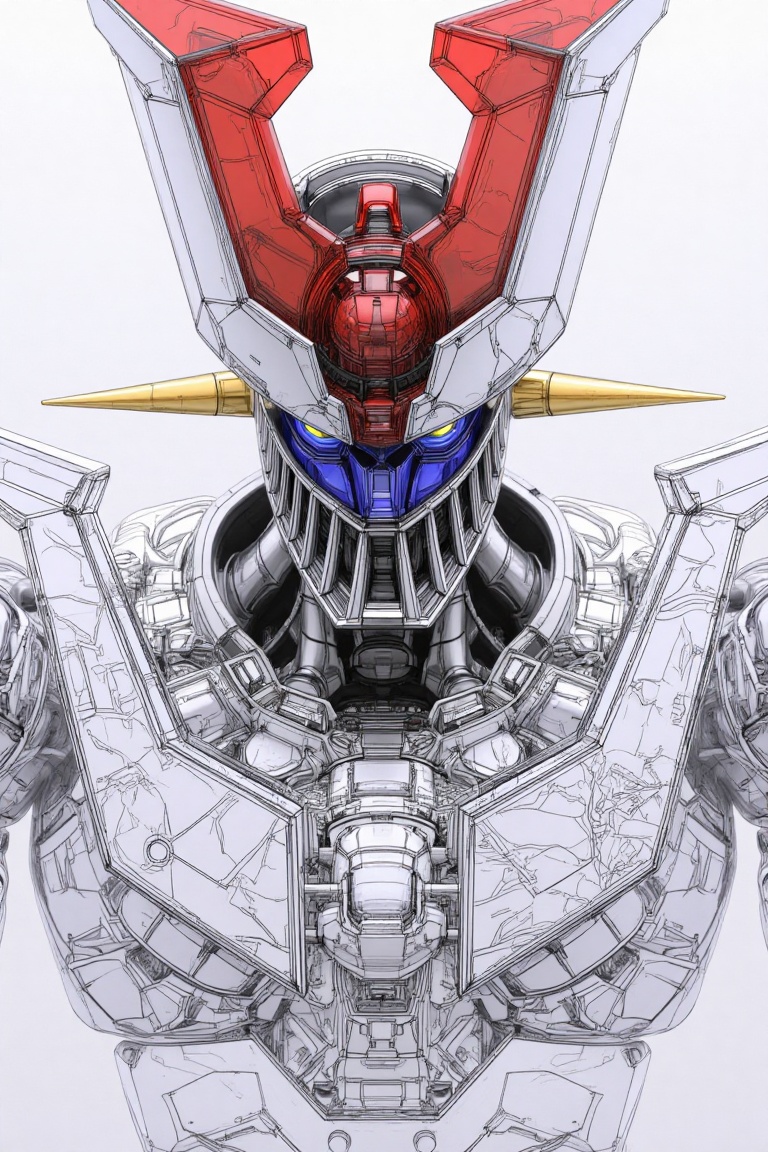 mazinger,  v-fin,  super robot on Tensor.Art