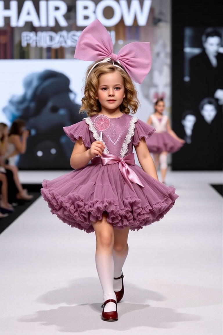 ultra-realistic film photography with minute details,  little girl in pettiskirt,  5 year-old on Tensor.Art