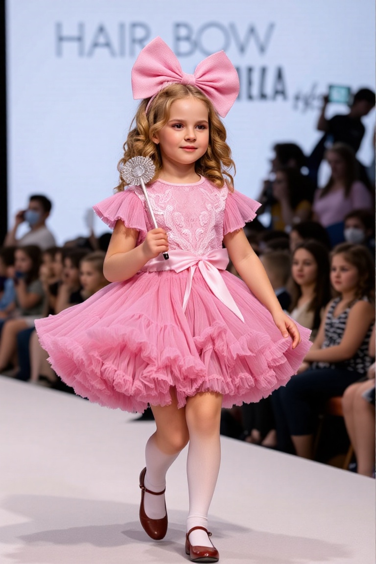 ultra-realistic film photography with minute details,  little girl in pettiskirt,  5 year-old on Tensor.Art