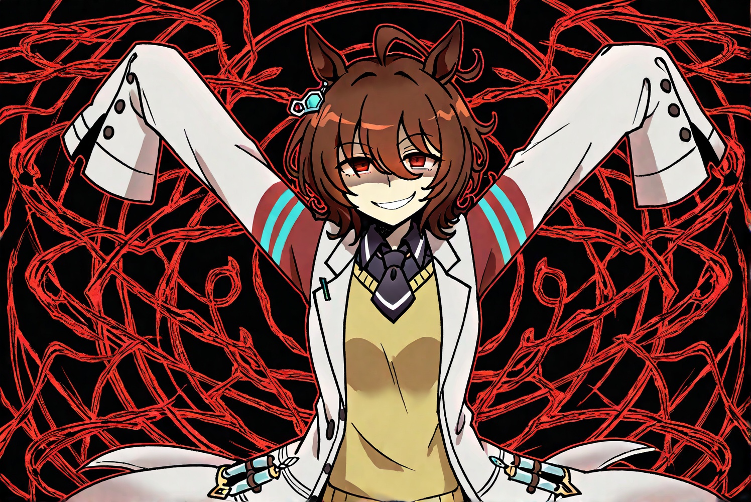 agnes tachyon (umamusume),  brown hair,  hair between eyes on Tensor.Art