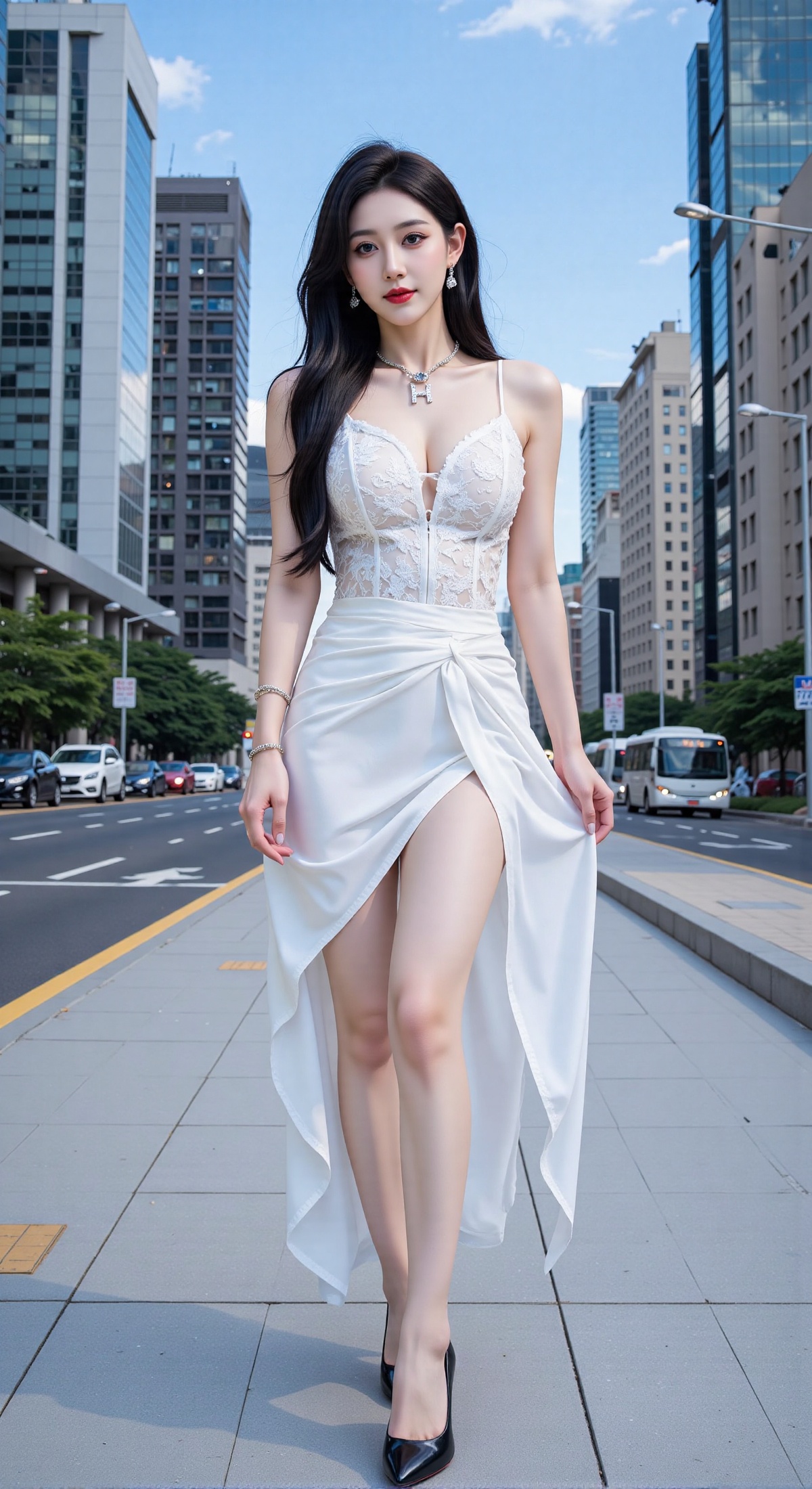 "(Hyper realistic: 2.0),  (Very detailed: 2.0),  (Model full body: 2.0) on Tensor.Art