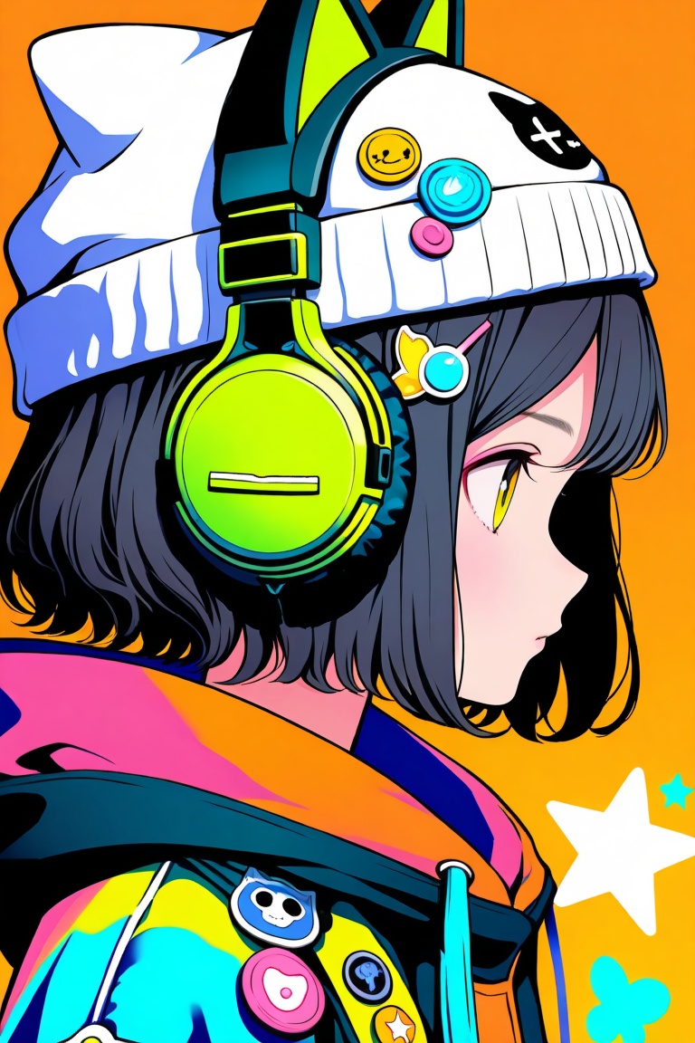 1girl,  solo,  short hair on Tensor.Art