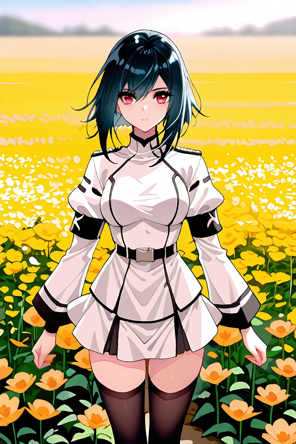 flower field,  flower field,  Thigh exposed on Tensor.Art