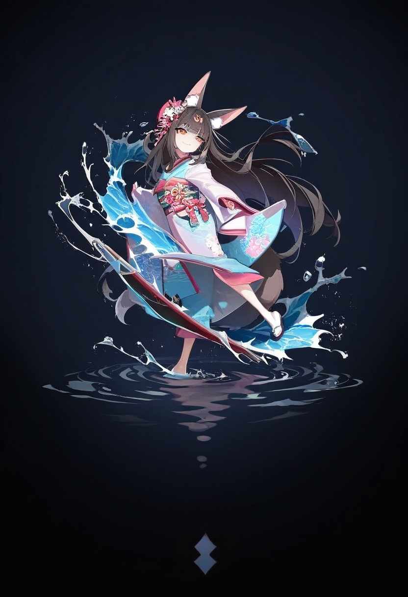 1girl,  nagato \(azur lane\),  chibi on Tensor.Art