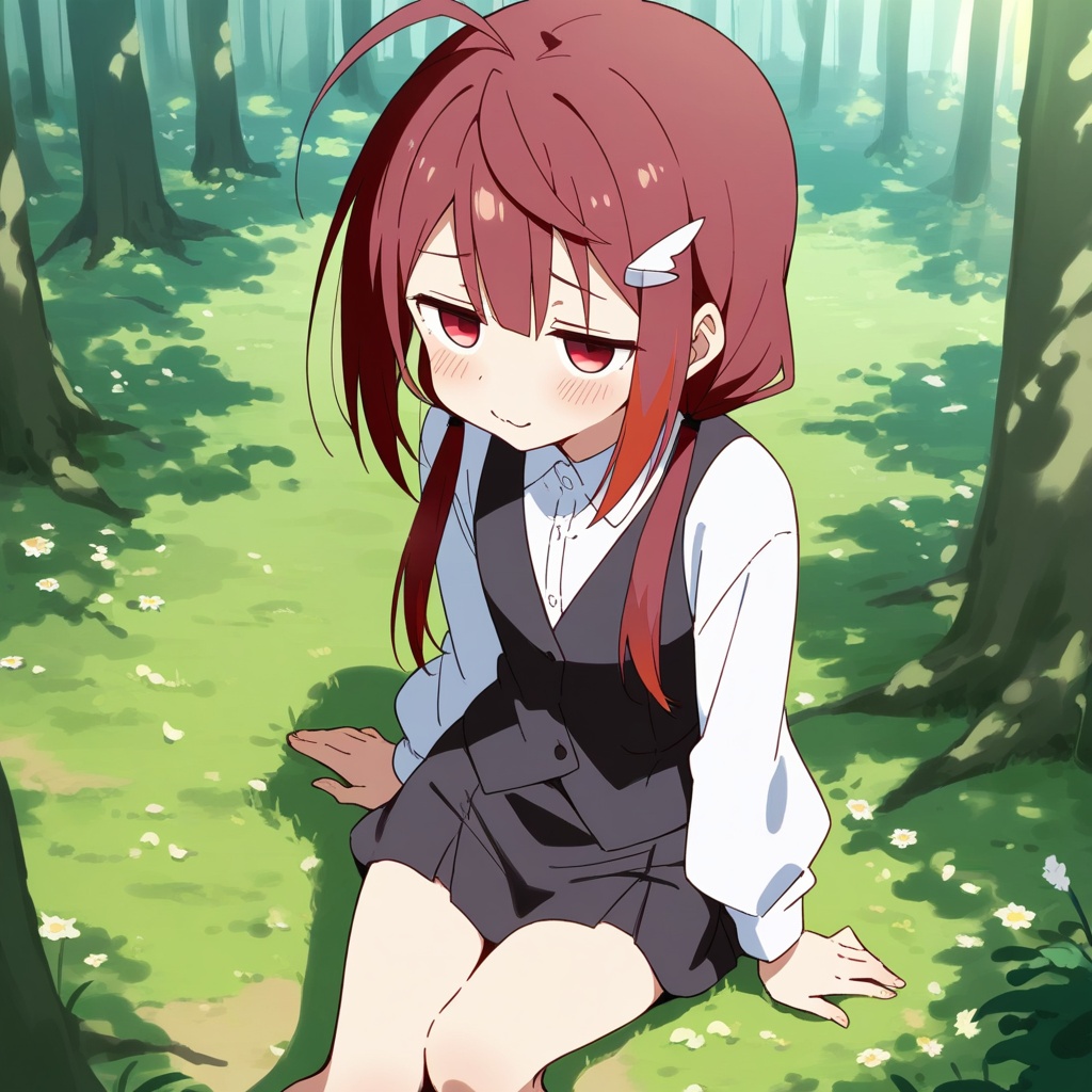 1girl,  solo,  anime style on Tensor.Art