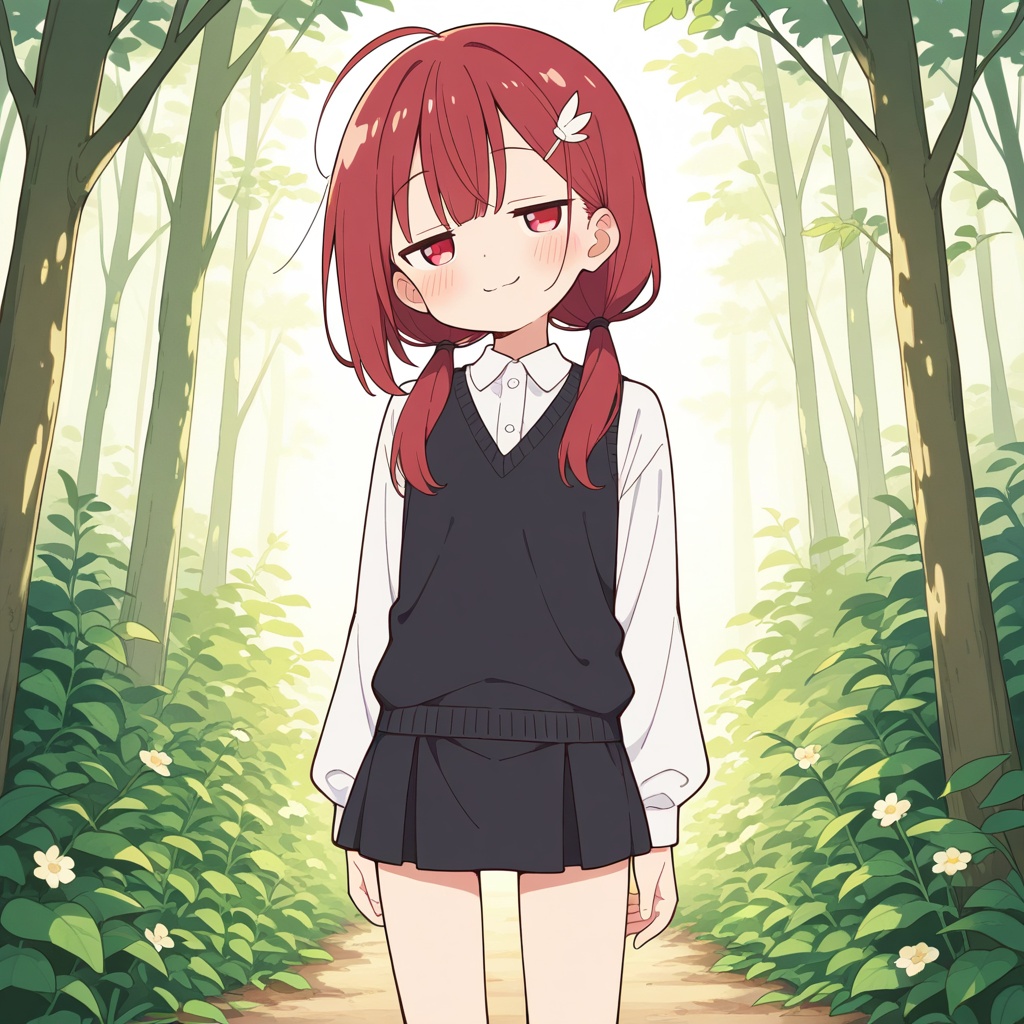 1girl,  solo,  anime style on Tensor.Art
