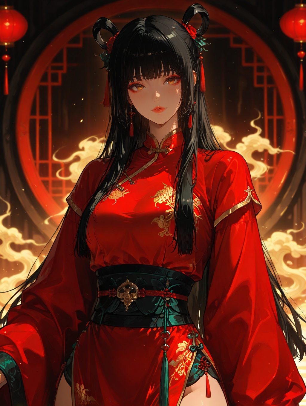 1girl,  solo,  long hair on Tensor.Art