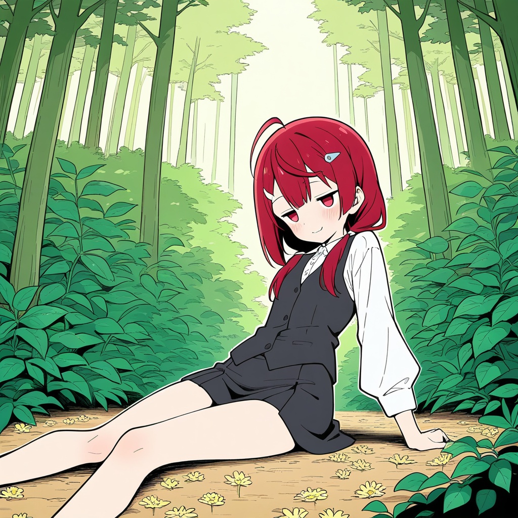 1girl,  solo,  anime style on Tensor.Art