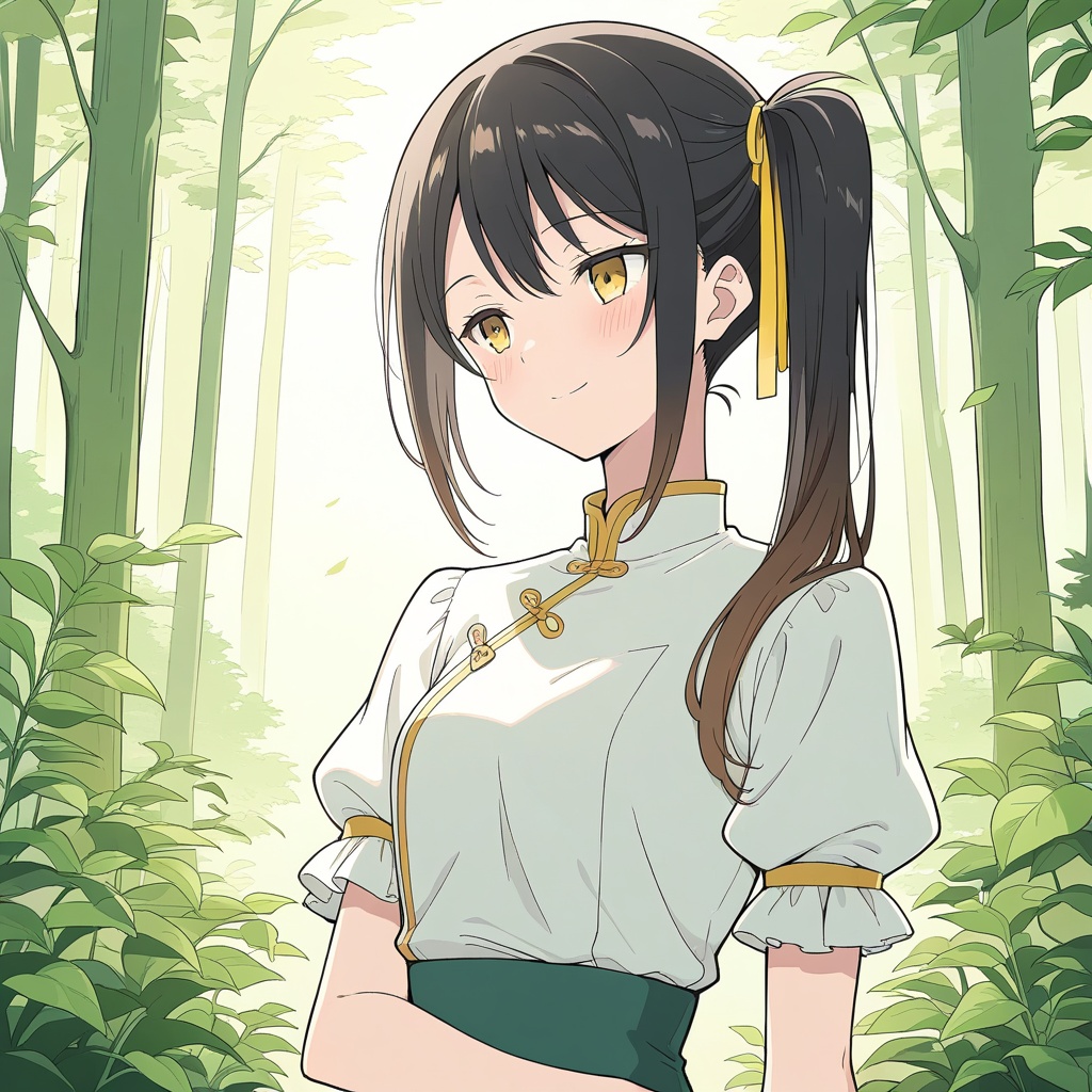 1girl,  solo,  anime style on Tensor.Art