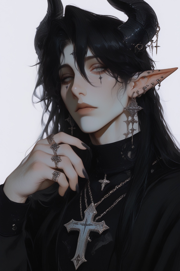 solo,  long hair,  looking at viewer on Tensor.Art