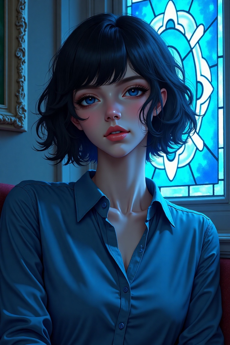 (clamp artstyle),  1girl ,  tall on Tensor.Art