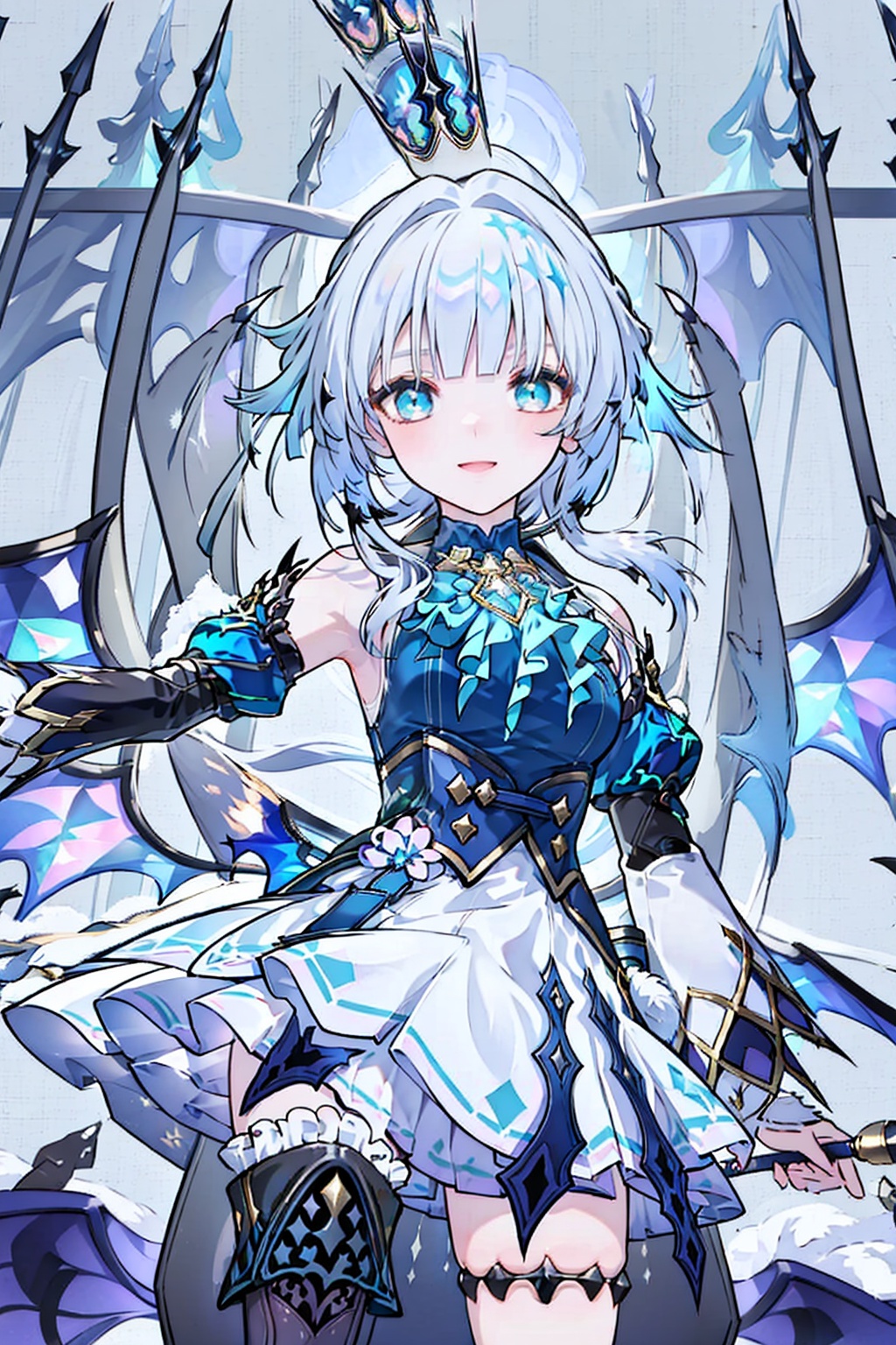 Snow,  Snow,  Thigh exposed on Tensor.Art