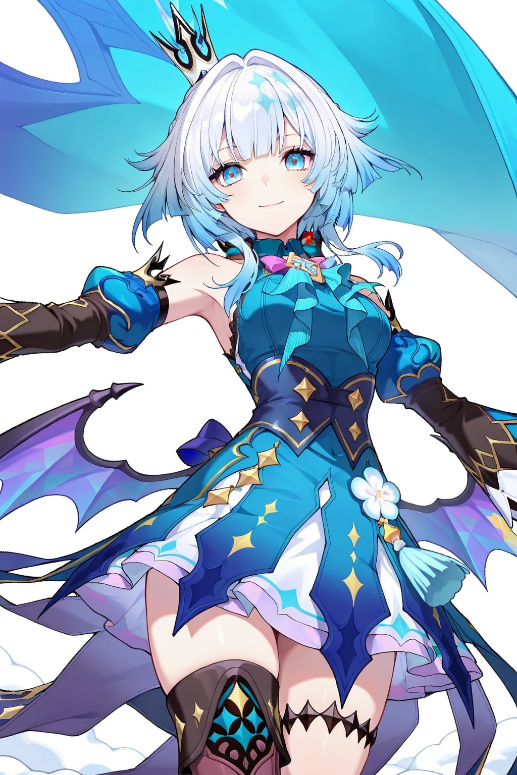Snow,  Snow,  Thigh exposed on Tensor.Art