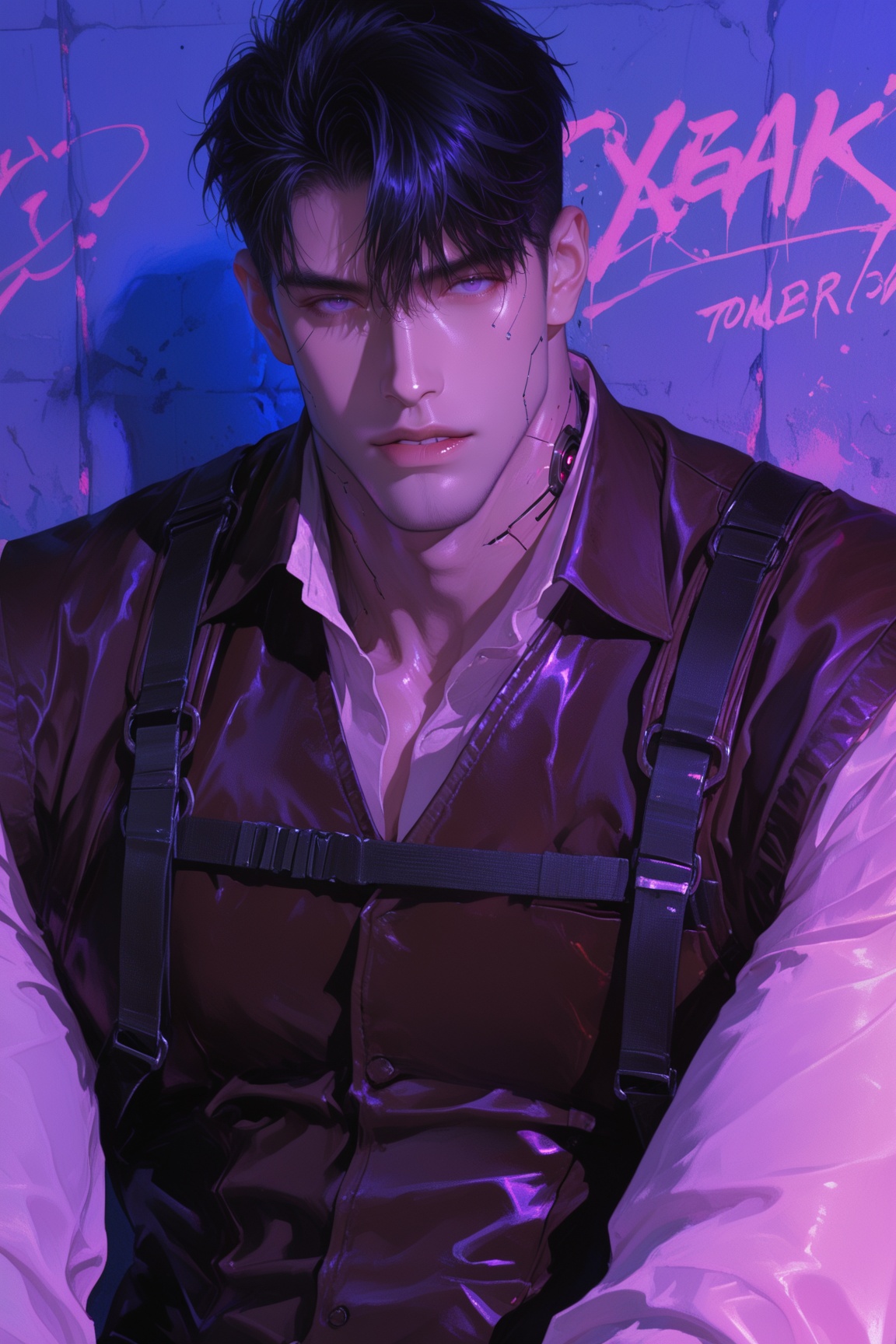 )),  1boy,  swept bangs on Tensor.Art