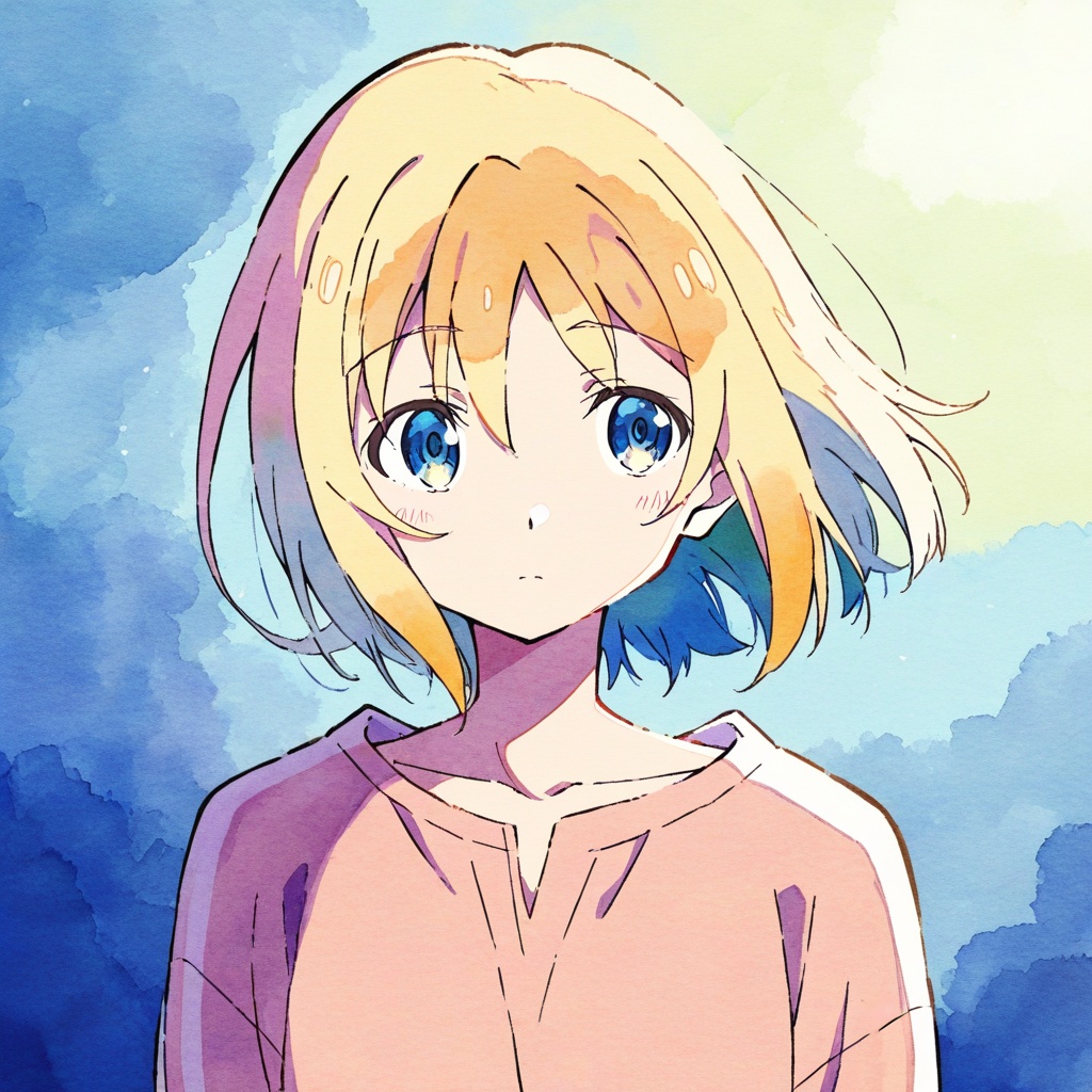 1girl,  solo,  anime style on Tensor.Art