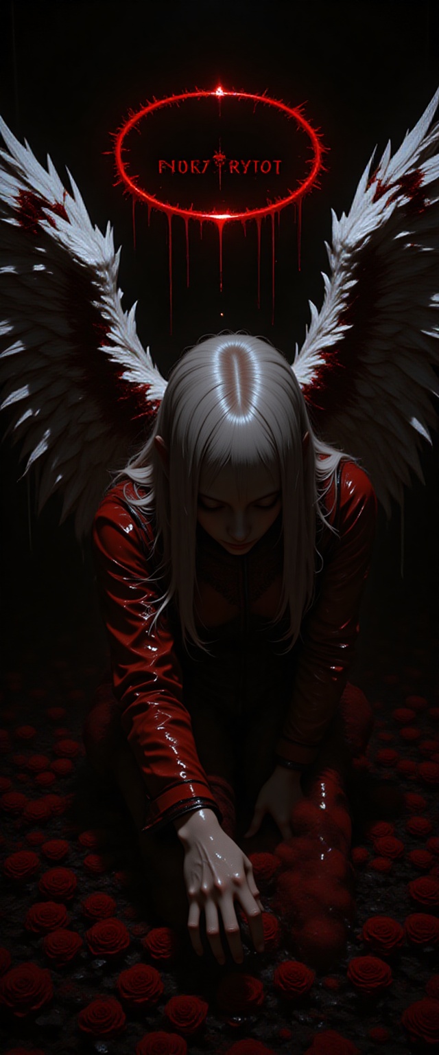 1girl,  angel,  high angle on Tensor.Art