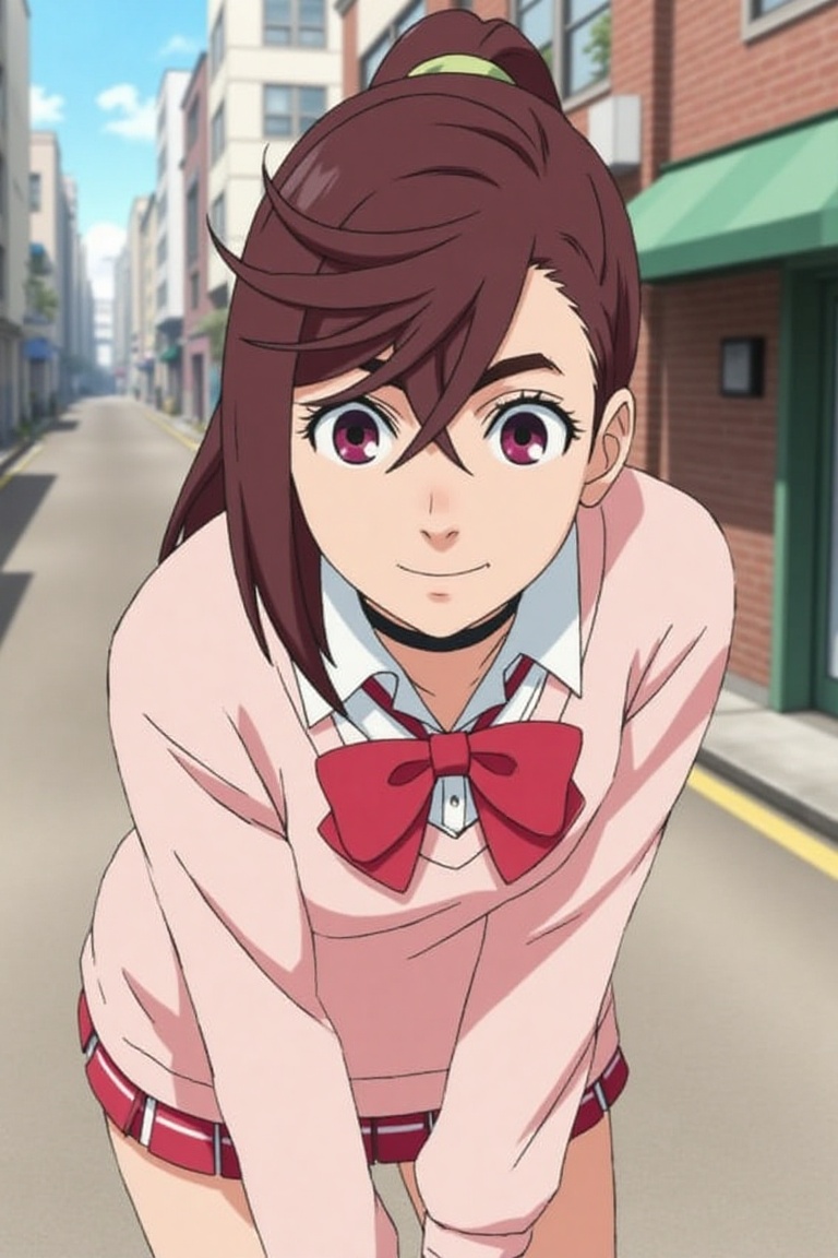 Anime of Ayase Momo,  close up,  smile on Tensor.Art