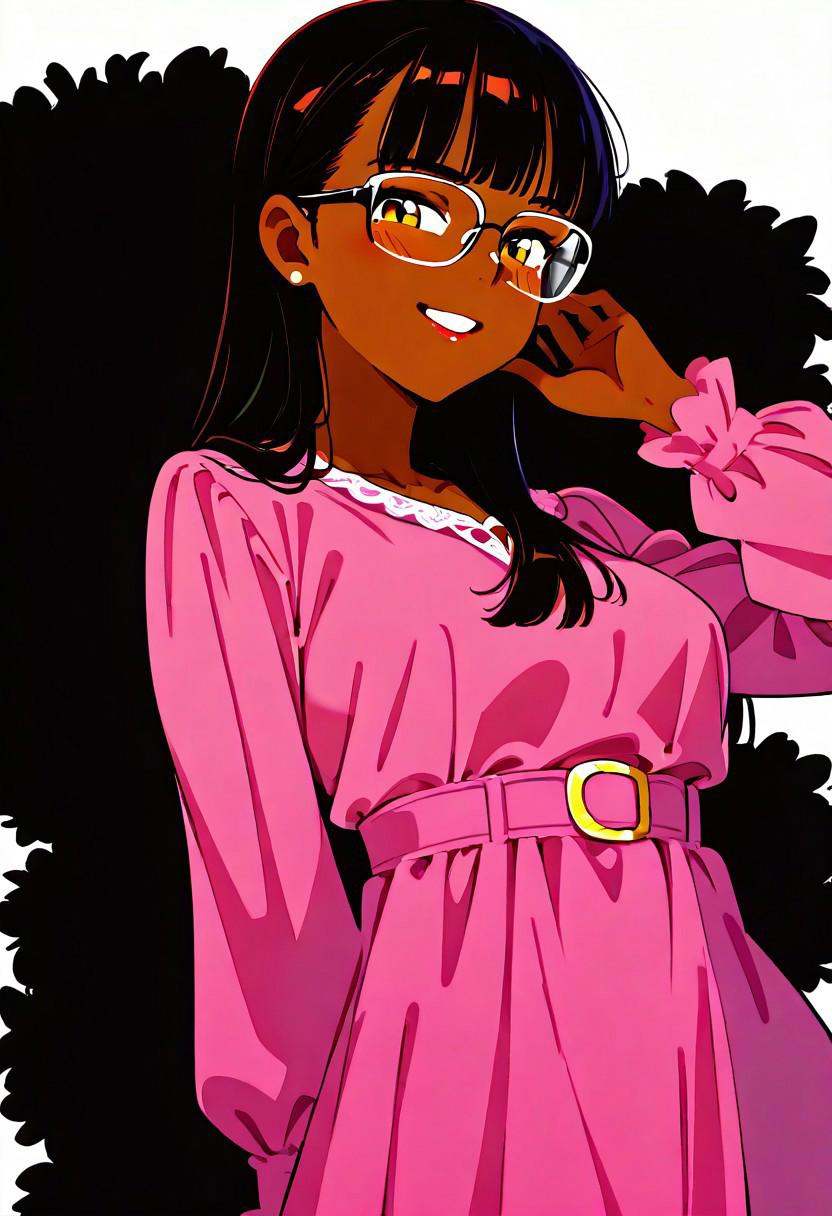 score_9,  1girl,  glasses on Tensor.Art