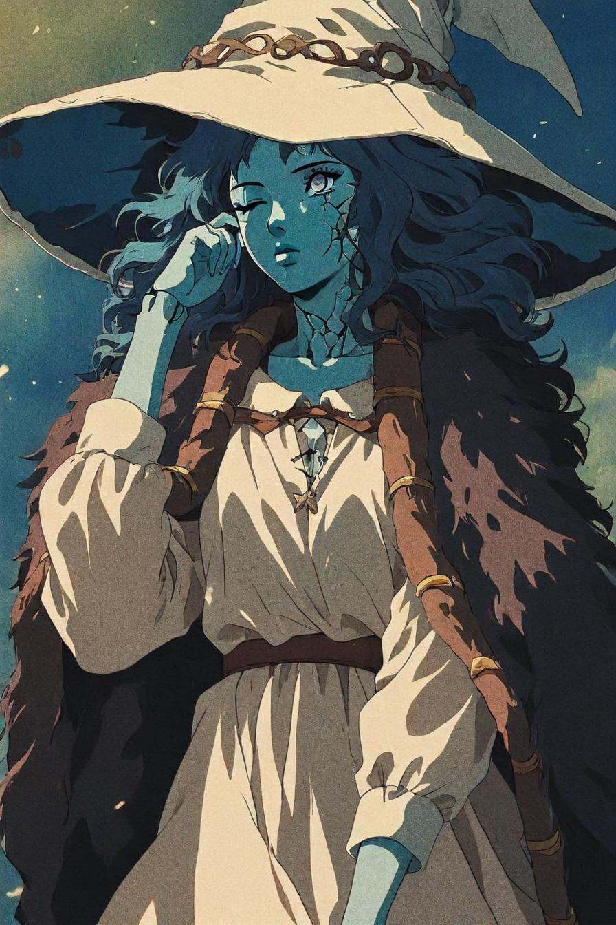 RnnDef,  blue eyes,  one eye closed on Tensor.Art