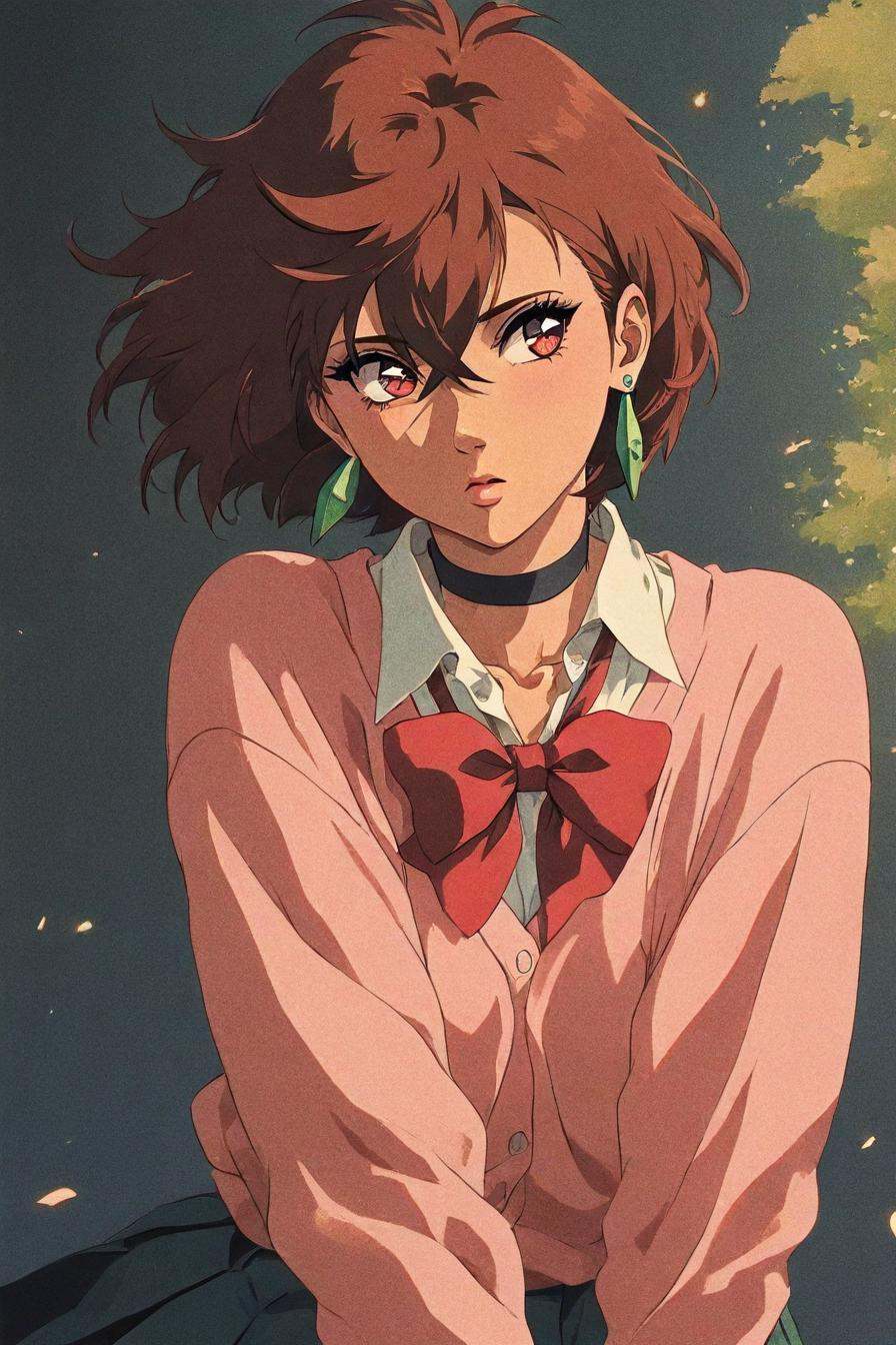 ayasemomo,  hair between eyes,  crossed bangs on Tensor.Art