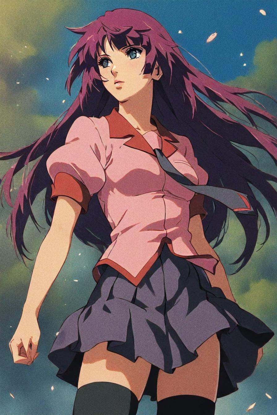 hitagi senjougahara,  bangs,  long hair on Tensor.Art