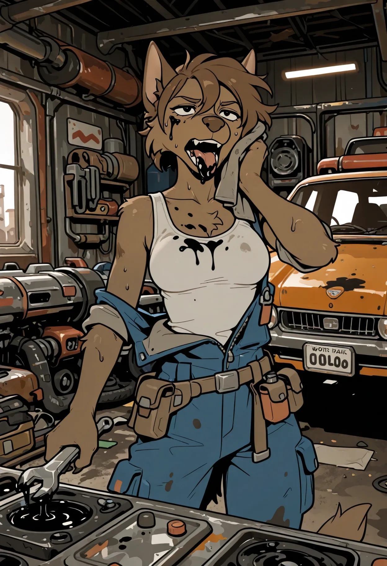 2d,  flat color,  detailed on Tensor.Art