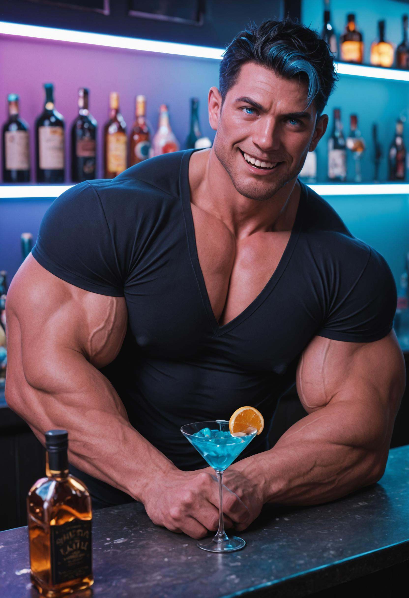 1boy,  male focus,  muscular on Tensor.Art