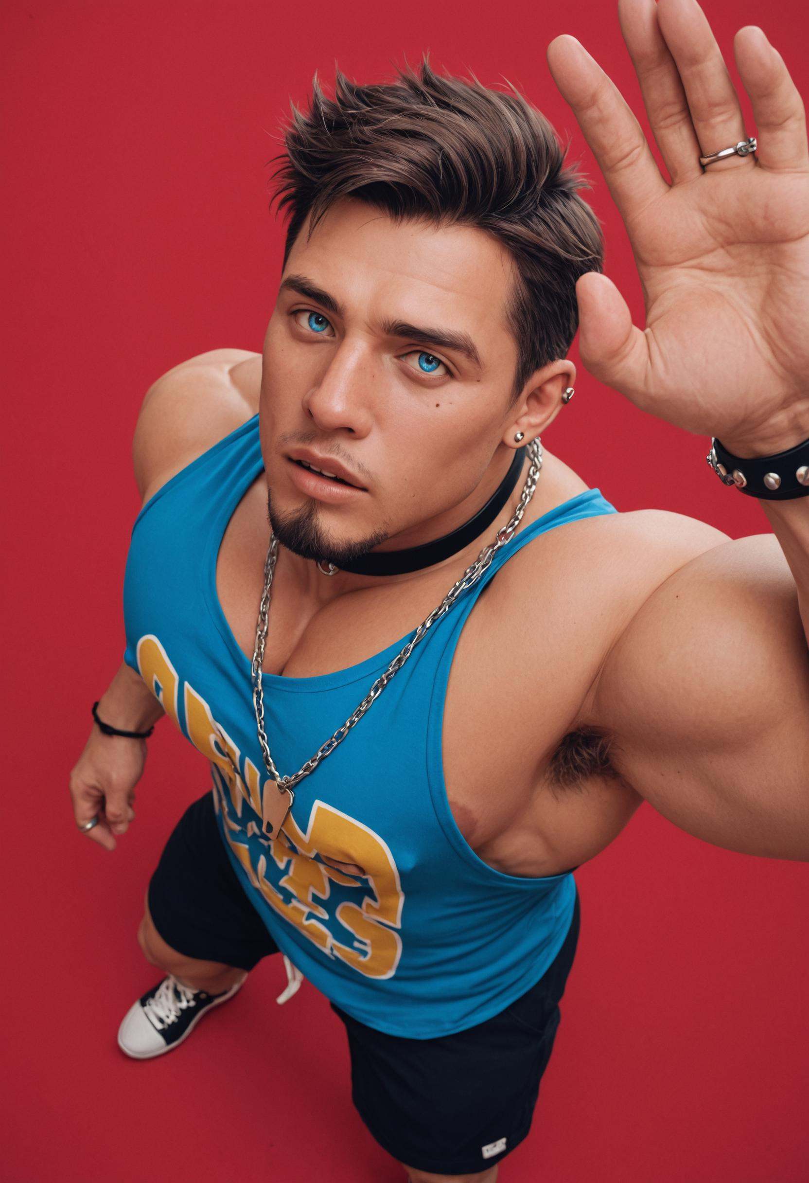 1boy,  male focus,  muscular on Tensor.Art