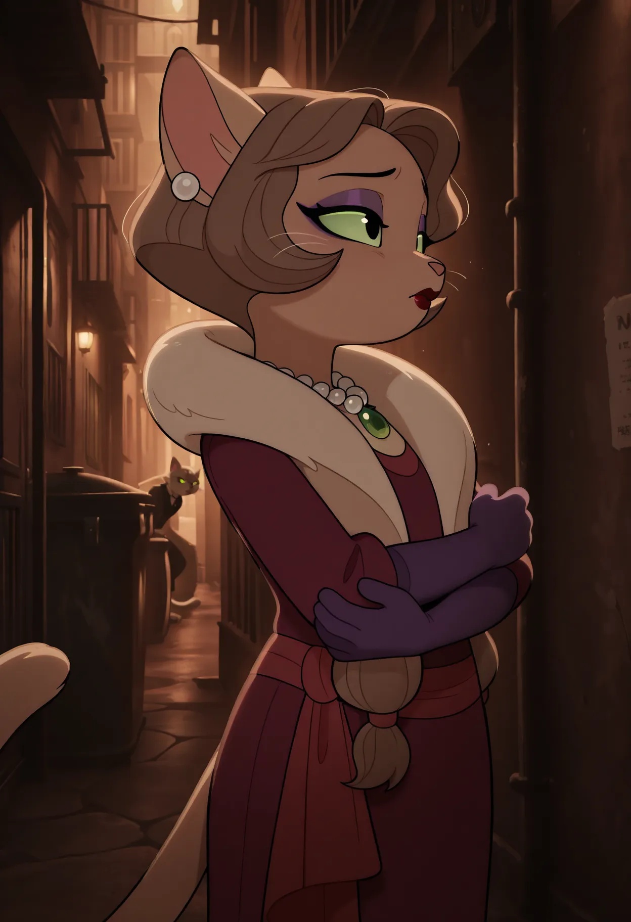 on model,  screencap,  flat color on Tensor.Art