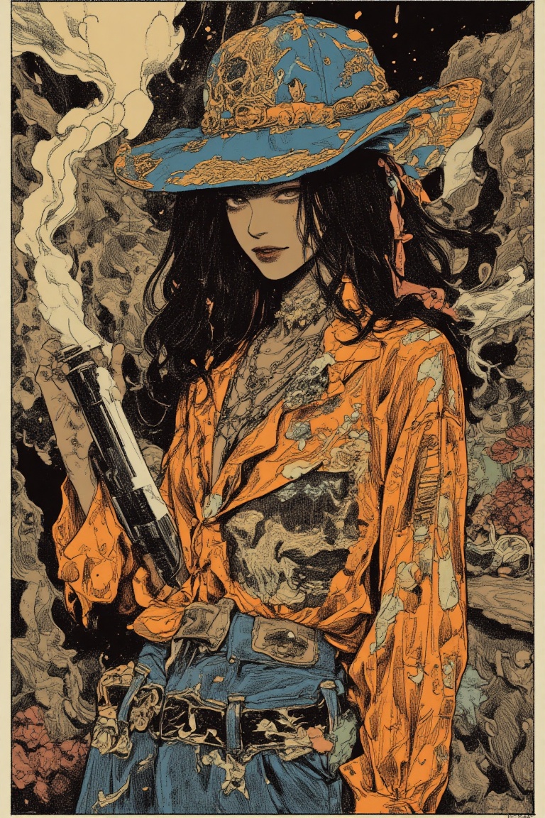 by Norman Rockwell,  J. C. Leyendecker,  Robert McGinnis and Moebius on Tensor.Art