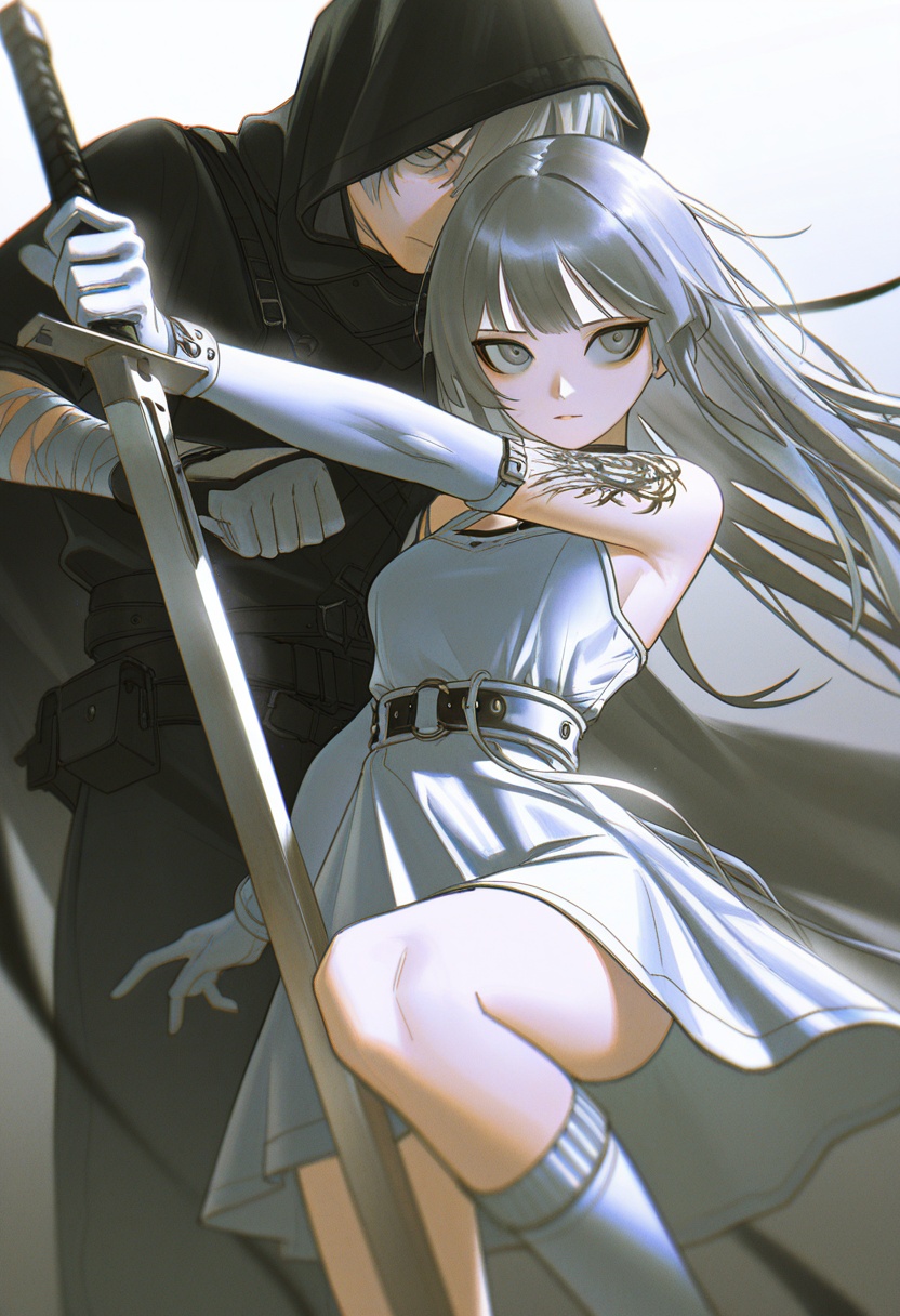 v1nne,  1girl,  long hair on Tensor.Art