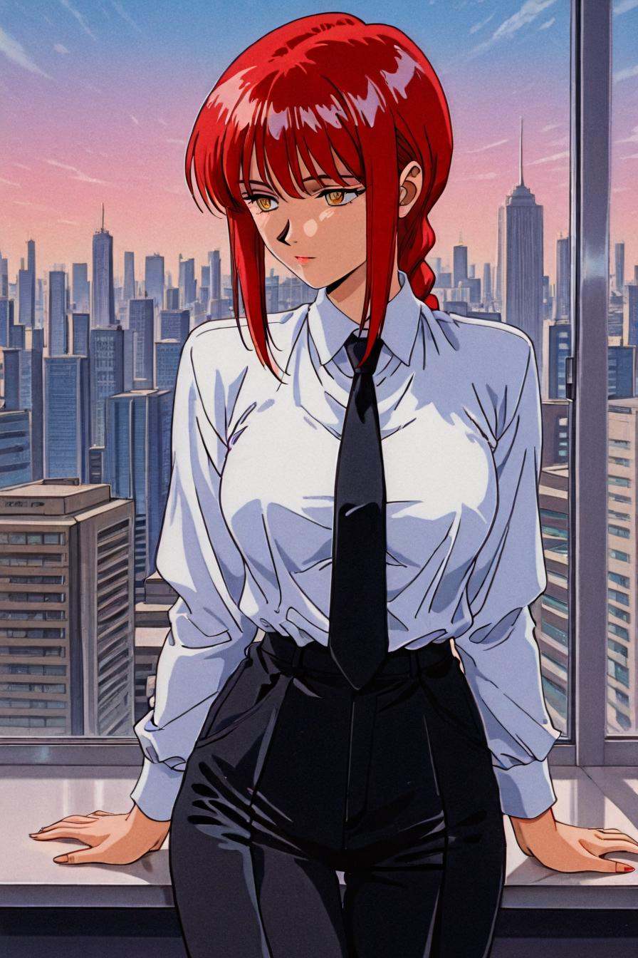 makima,  red hair,  long hair on Tensor.Art