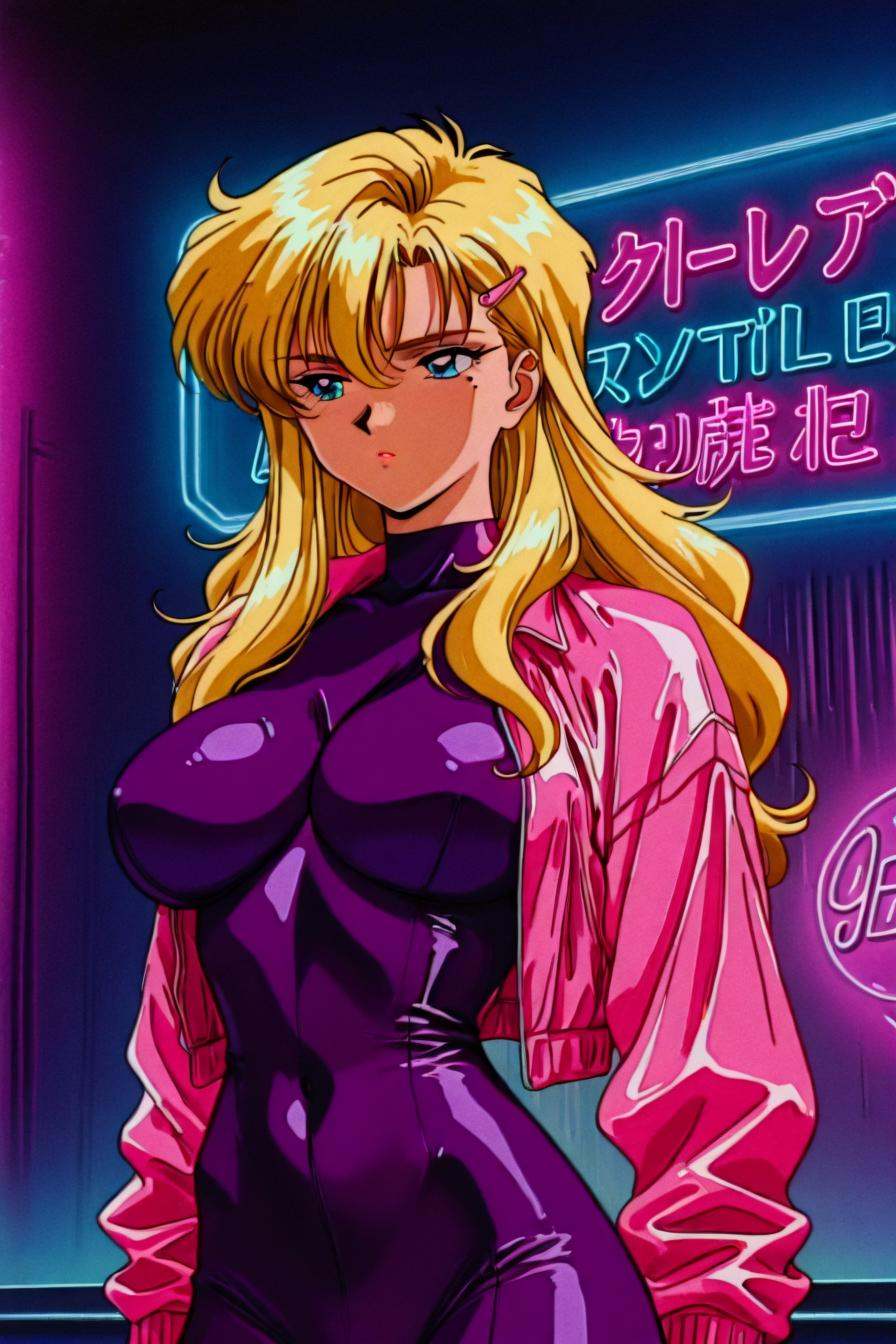 fuurinji miu,  blonde hair,  long hair on Tensor.Art