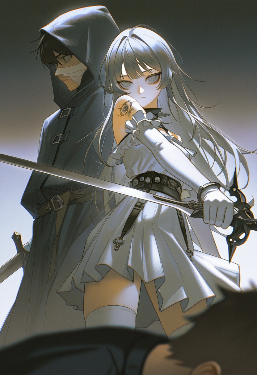 v1nne,  1girl,  long hair on Tensor.Art