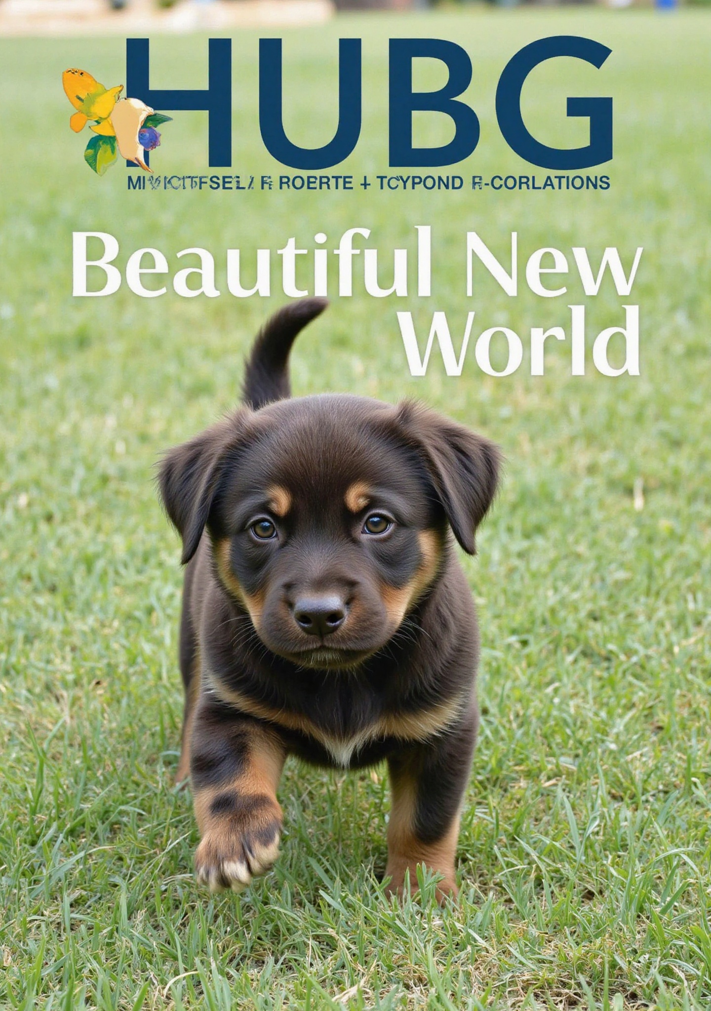 1puppy,  standing on a grass,  looking at viewer on Tensor.Art