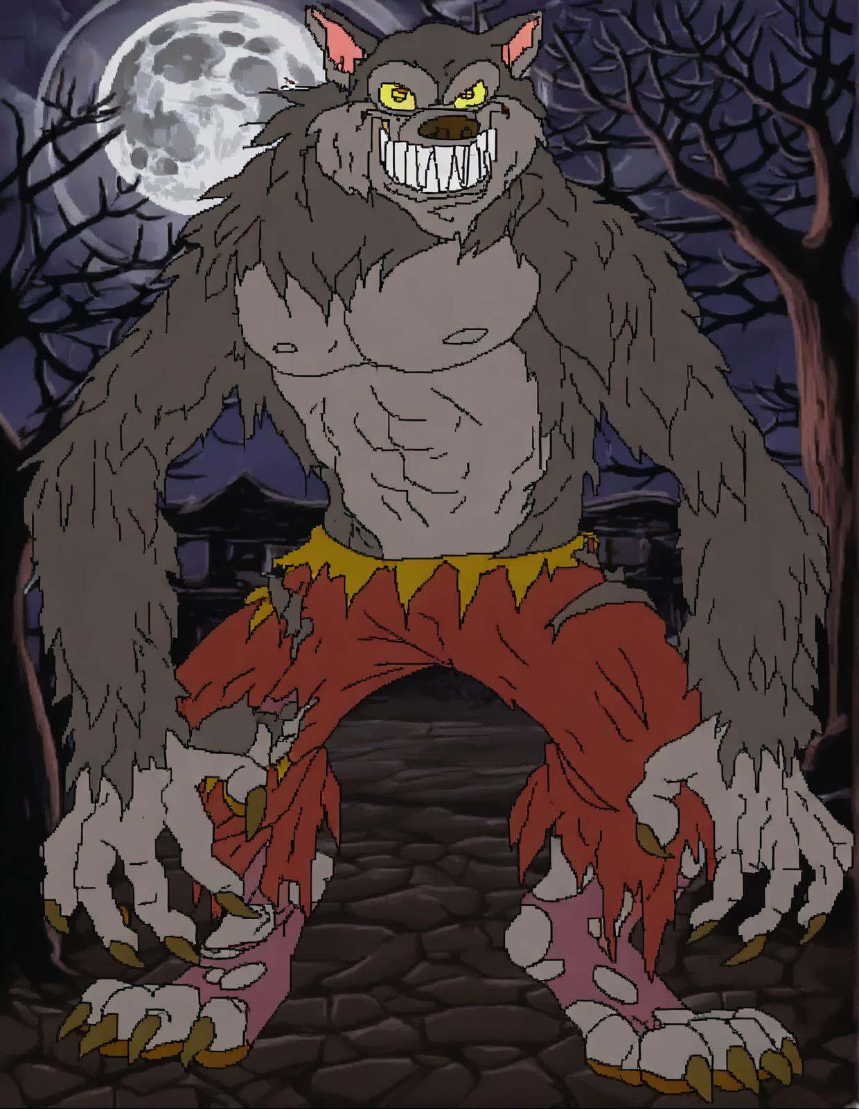 cdi style,  jaggy lines,  flat colors on Tensor.Art