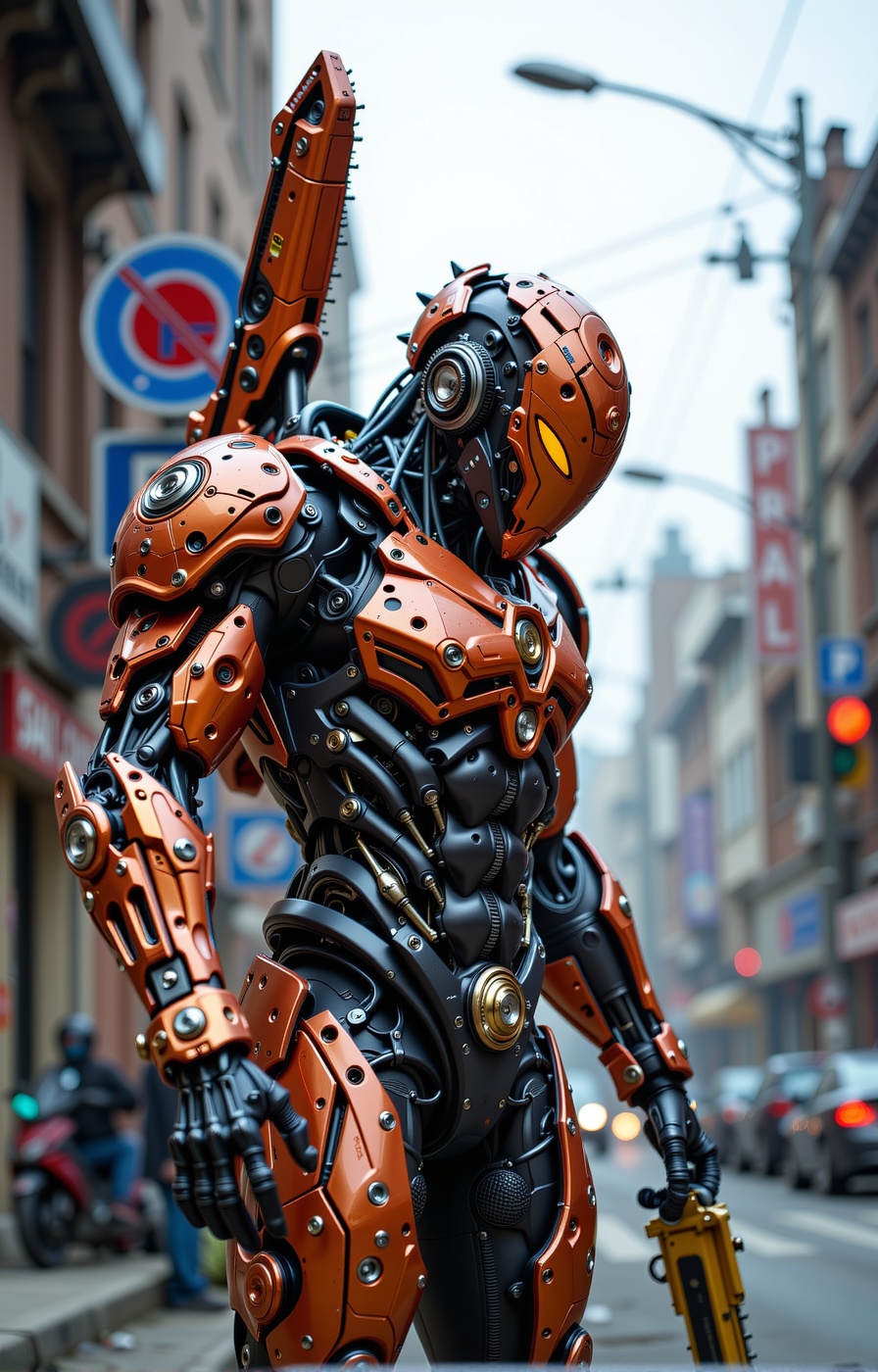 Cyberpunk,  hyper realistik,  raw image on Tensor.Art