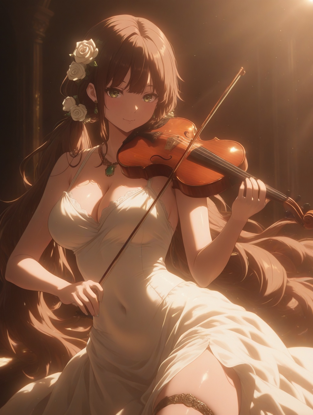 1girl,  solo,  long hair on Tensor.Art