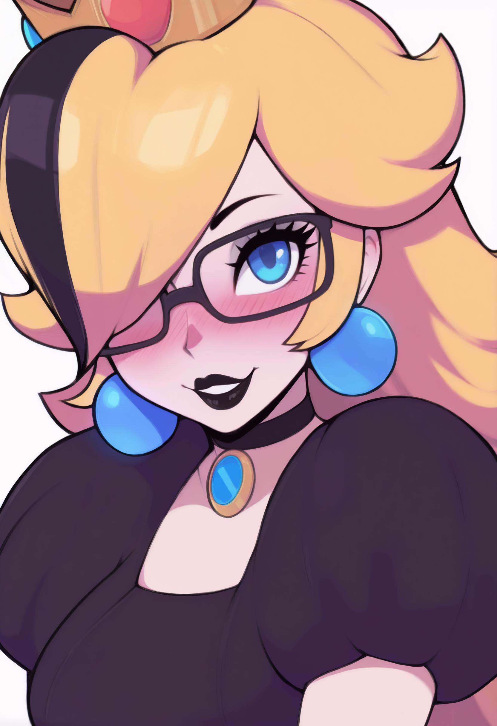 1girl,  solo,  princess peach on Tensor.Art