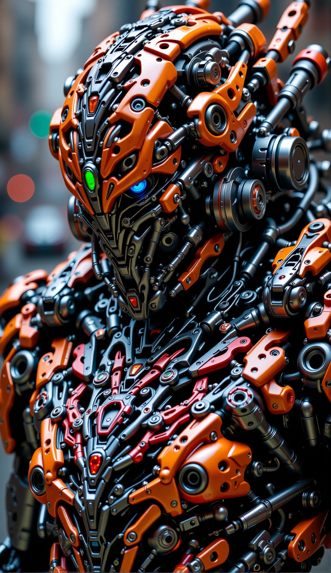 Dark_fantasy,  cyberpunk,  one man on Tensor.Art