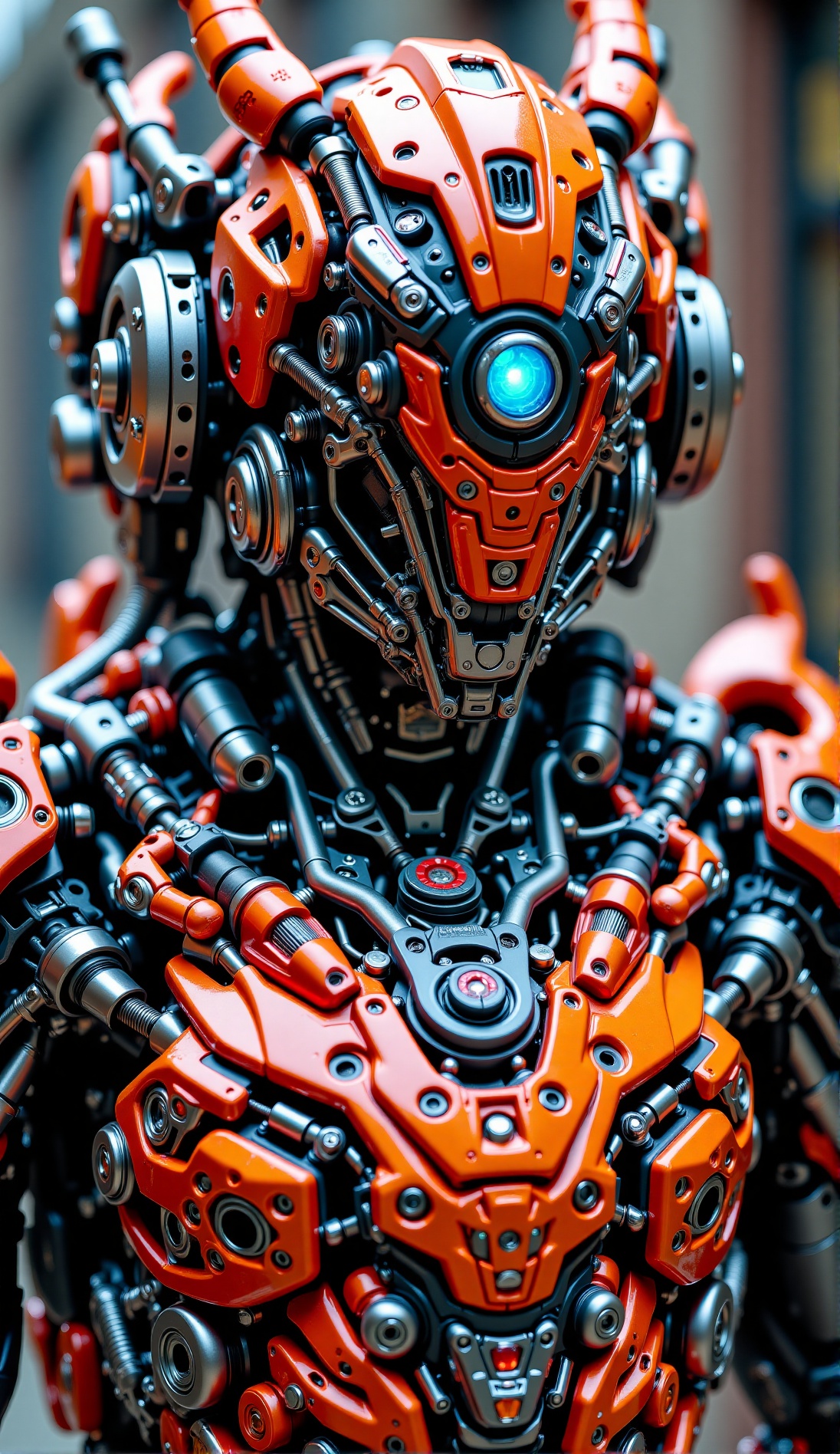 Dark_fantasy,  cyberpunk,  one man on Tensor.Art