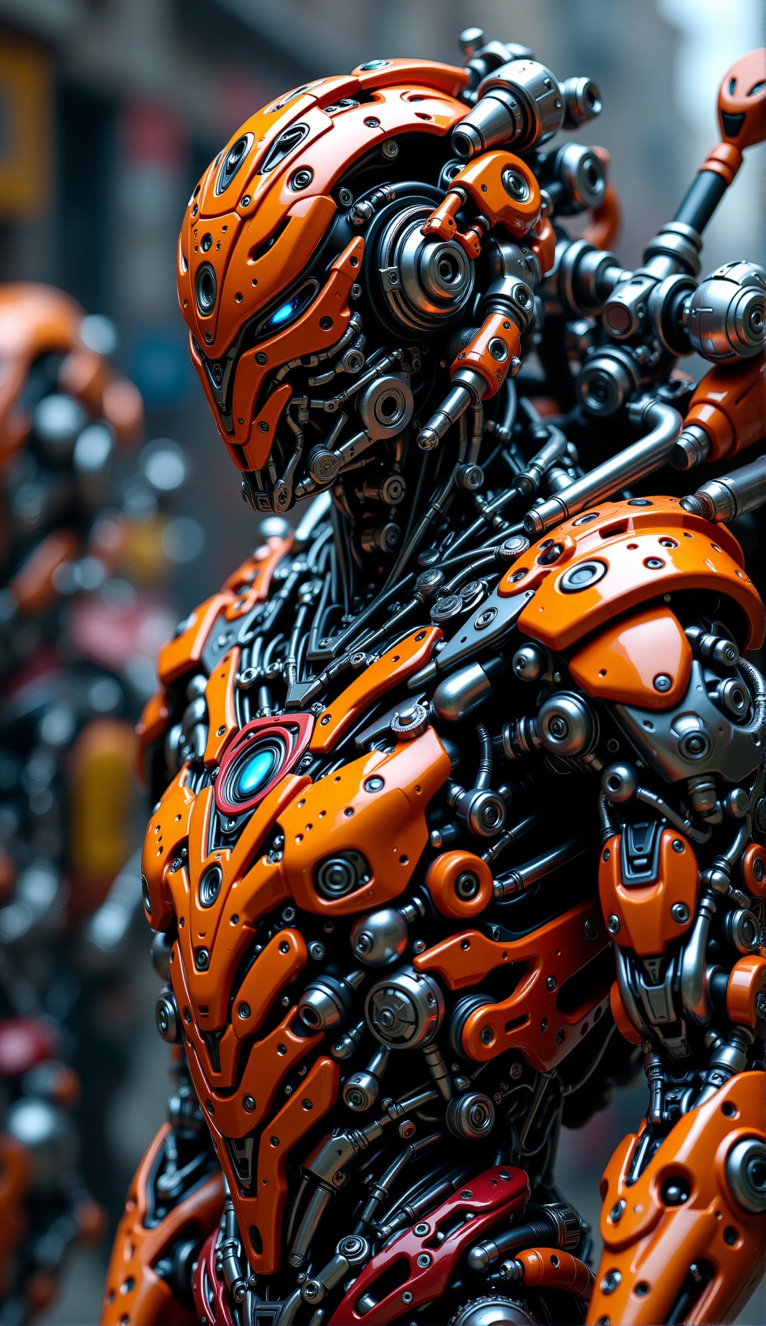 Dark_fantasy,  cyberpunk,  one man on Tensor.Art