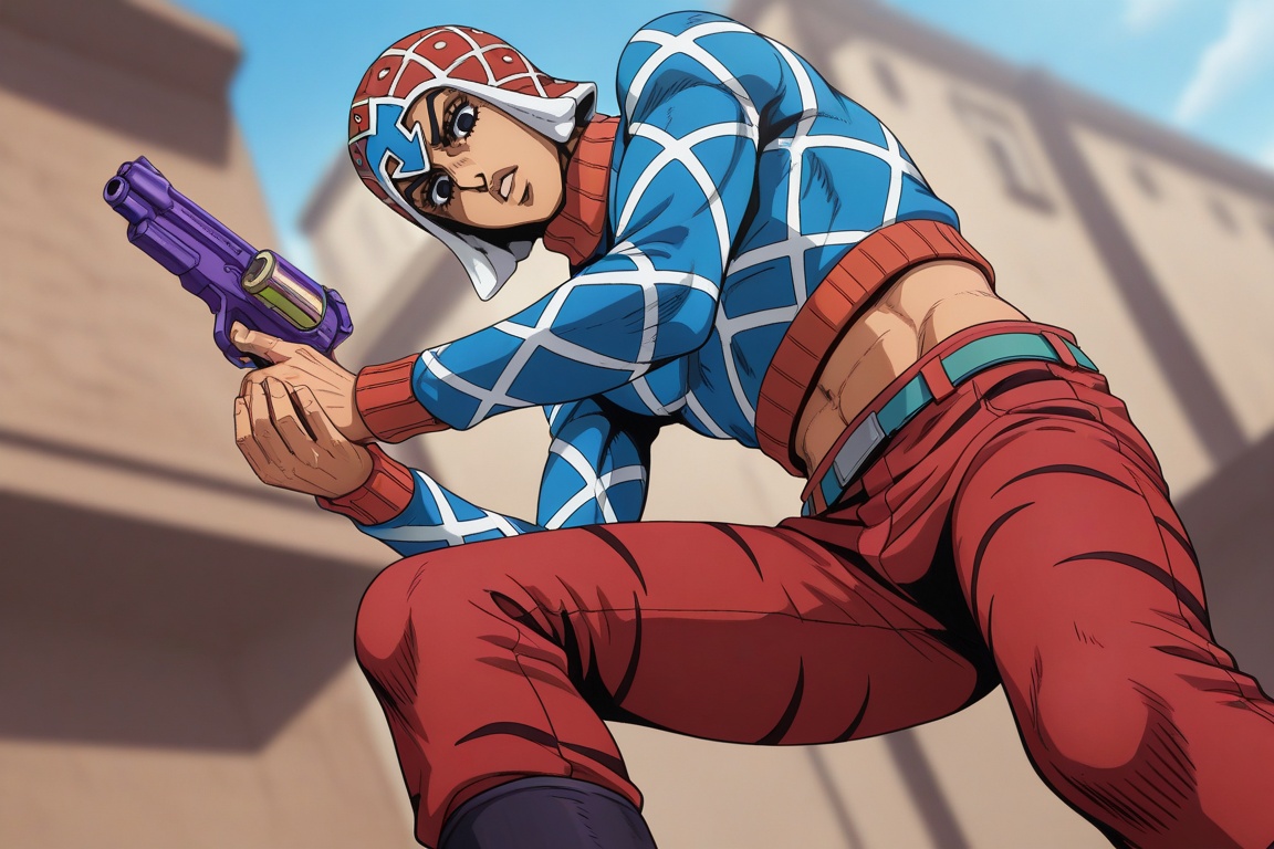 1boy,  solo,  guido mista on Tensor.Art