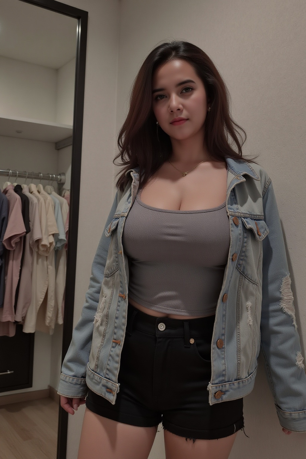 realistic,  high resolution,  A young woman of Asian descent on Tensor.Art