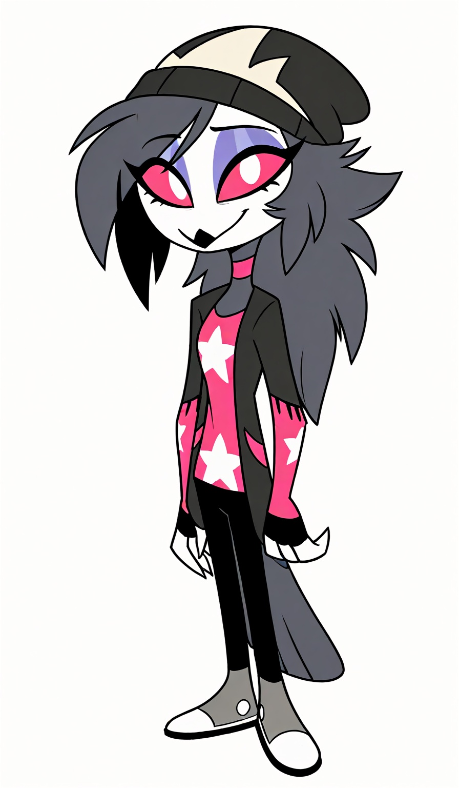 Black outline,  (cute) (solo) (white background),  (solo) on Tensor.Art