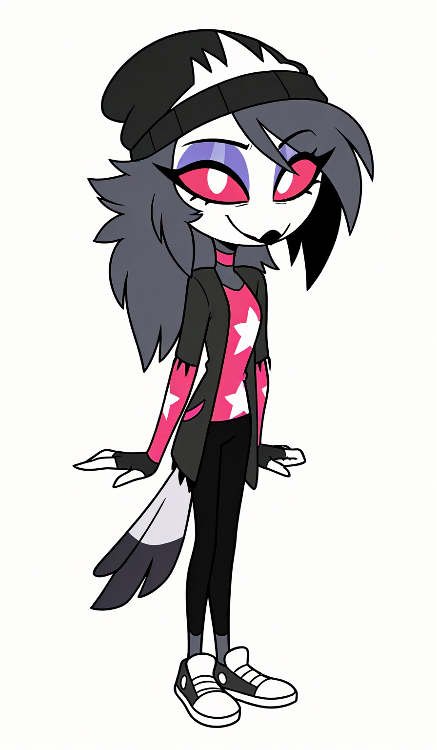 Black outline,  (cute) (solo) (white background),  (solo) on Tensor.Art