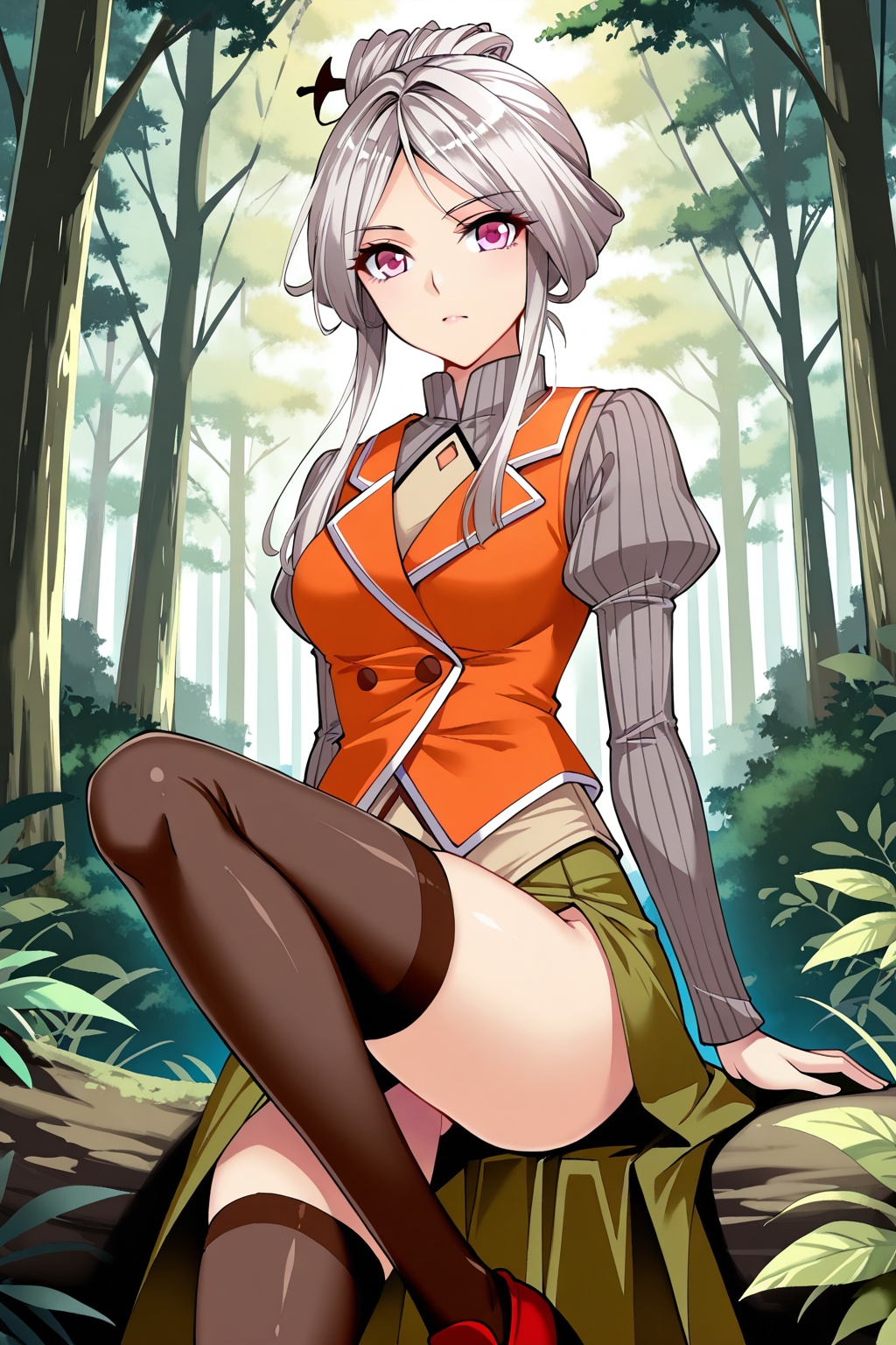 Forest,  Forest,  Thigh exposed on Tensor.Art