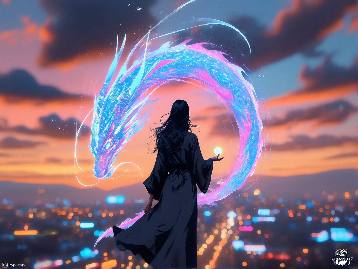 1girl,  long hair,  sky on Tensor.Art